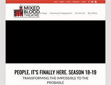 Tablet Screenshot of mixedblood.com